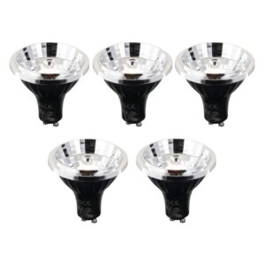 5 darabos GU10 3 lépésben dimmelhető LED izzó készlet AR70 6.5W 650lm 2200-6500K