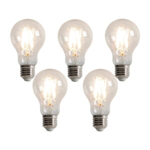 5 db E27 3 fokozatú dimmelhető LED izzó A60 5W 500lm 2700K szett