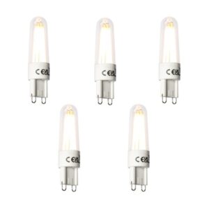 5 db G9 LED izzólámpa 2