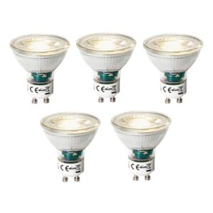 5 darabos GU10 3 lépésben dimmelhető LED izzókészlet 7W 600 lm 3000K