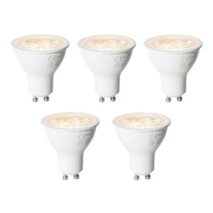 5 darabos GU10 dimmelhető LED izzó készlet 7W 430 lm 2700K