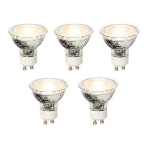 5 db GU10 dimmelhető LED izzó szett 4W 300lm 2700K