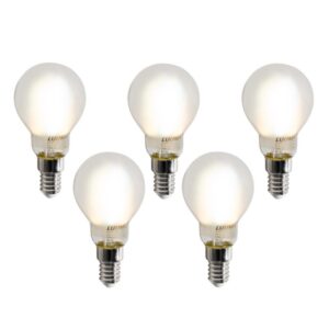 5 darabos Smart E14 LED izzó készlet P45 matt 4.2W 470 lm 2700-6500K