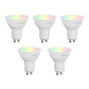 5 darabos Smart GU10 50mm-es dimmelhető LED izzókészlet