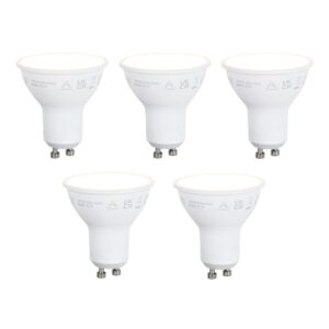 5 darabos Smart GU10 50 mm-es dimmelhető LED izzókészlet
