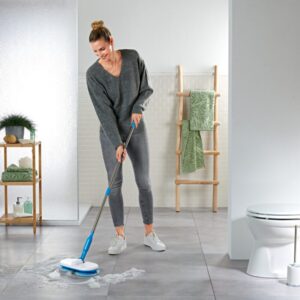 Akkumulátoros Felmosórongy  Mop 31 X 15 Cm Nyél 125 Cm Tartalmaz 1 18650