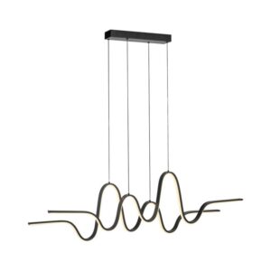 Design függőlámpa fekete