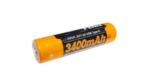 Fenix 18650 3400 mAh (Li-Ion) újratölthető USB-C akkumulátor