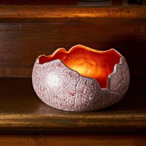 Gyertyatartó &Quot;Bowl&Quot; Rózsaszín Ø 20 Cm