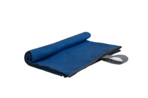 Gyorsan száradó fitnesz törülköző sötétkék 40x80 cm
