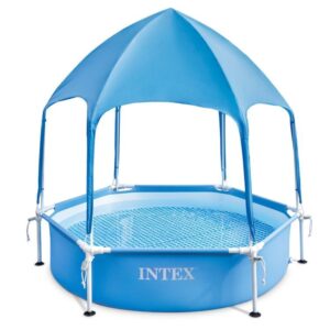 INTEX kerek gyermekmedence árnyékolóval 183 x 165 cm