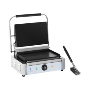 Kontakt grill és 3as-grillkefe készlet - sima - 2.200 W | Royal Catering
