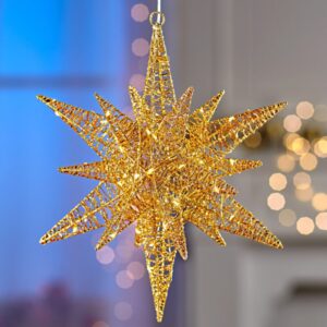 Led-Es Csillag Arany