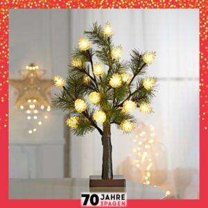 Led-Es Fenyőfa  Magasság 45 Cm