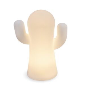Modern asztali lámpa fehér LED-del IP44 - Panchito