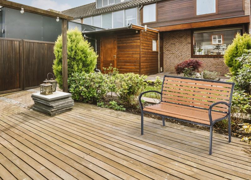 Modern Kerti Pad 125 X 60 X 80 Cm - Barna