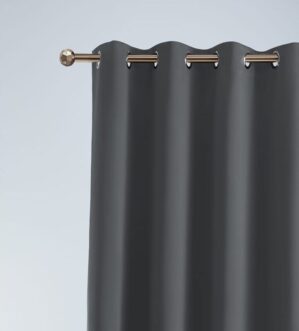 Modern sötétítő függöny 140 x 280 cm - sötétszürke