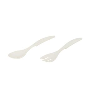 Saláta Tálaló Evőeszközök Fehér Hossza 32 Cm