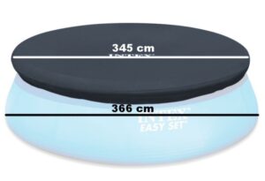 Tartós vinil medencetakaró - több méretben Priemer: 366 cm
