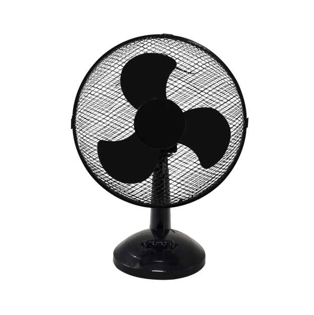 40W-Os Asztali Ventilátor Fekete