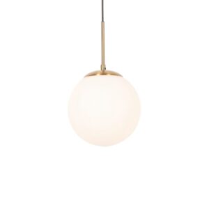 Art Deco függőlámpa arany opálüveggel - Flore
