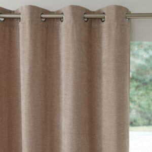 Chenille Függöny Barna/Szürke 140X260 Cm