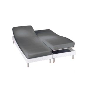 Colombine Polipamut Feszített Ágynemű 26 Cm-Es Sarokmélységgel Antracit 140X190 Cm