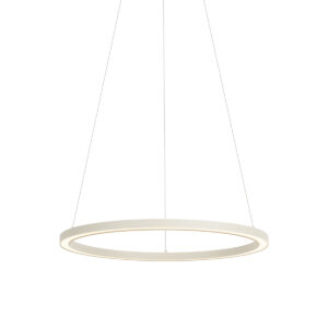 Design függőlámpa bézs 60cm LED-del