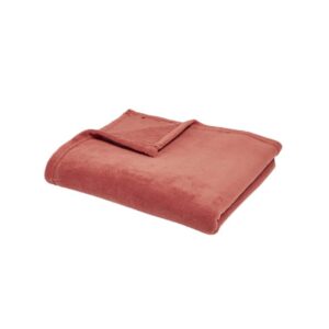 Fleece Puha Kockás Terrakotta