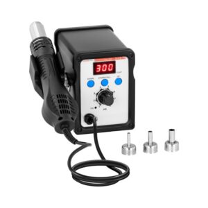 Forrasztóállomás - forrólevegős pákával - 700 W - LED-kijelző | Stamos Soldering