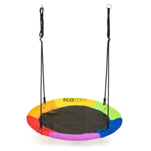 Gólyafészek hinta gyerekeknek - színes design Ø100 cm