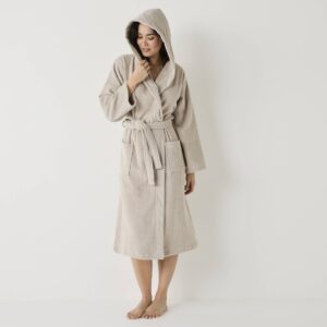 Gyorsan Száradó Unisex Köntös Kapucnival Sandy 34/36