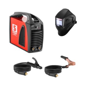 Hegesztő Készlet Mma Hegesztőgép - 180 A - Hot Start - Igbt + Hegesztősisak - Blaster - Advanced Series | Stamos Germany