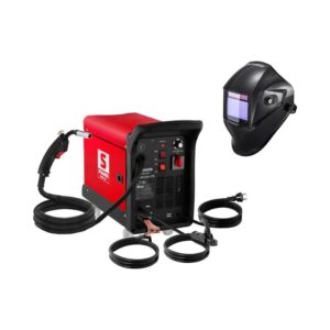 Hegesztő Készlet Multifunkcionális Hegesztő 175 A - 230 V - Hordozható + Hegesztő Sisak – Carbonic – Professional Series | Stamos Germany