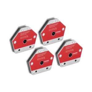 Hegesztőmágnes - 4 darabos készlet - 30/45/60/75/90/105° - 25 kg | Stamos Welding Group
