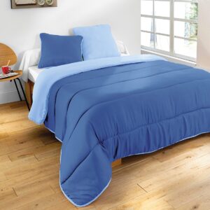 Kétszínű Takaró Mikroszálas 350G/M2 Óceánkék/Égszínkék 220X240 Cm