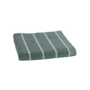 Könnyű Csíkos Mintás Frottírtörölköző 500G/M2 Kék/Fehér/Piros Törölköző 50X100 Cm
