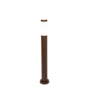 Kültéri lámpaoszlop rozsdabarna opállal 80 cm IP44 - Rox