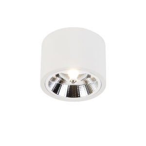 Modern fehér GU10 111 mm-es felületre szerelhető spotlámpa - Expert
