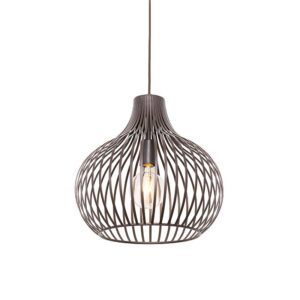 Modern függőlámpa barna 38 cm - Sapphira