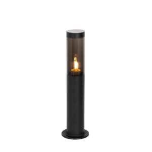 Modern kültéri oszlop lámpa fekete 45 cm IP44 - Rox