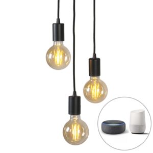 Smart Industrial függőlámpa fekete