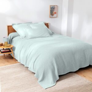 Termikus Takaró Méhsejtmintával 350G/M2 Tengerzöld 150X200 Cm