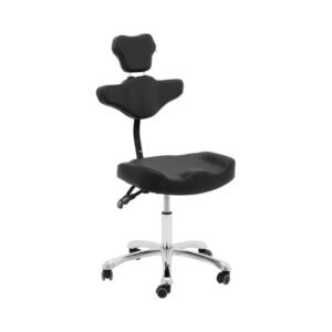 Tetováló Szék Görgőkkel - Ergonomikus - Állítható Magasságú - 91 - 129 Cm | Physa