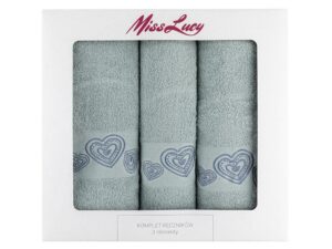 Törölközőkészlet Miss Lucy Zöldes 3 Db