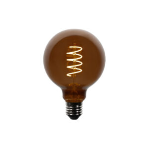 5 darabos E27 dimmelhető LED izzókészlet G95 barna 4W 120 lm 1800K