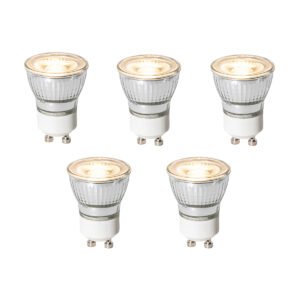 5 darabos GU10 3 lépésben dimmelhető LED izzókészlet 35 mm 4W 220 lm 3000K