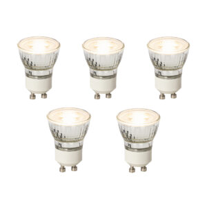 5 darabos GU10 dimmelhető LED izzókészlet 35mm 4W 200 lm 2700K