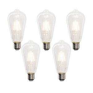5 darabos Smart E27 LED izzó készlet ST64 4.5W 470 lm 1800-4000K