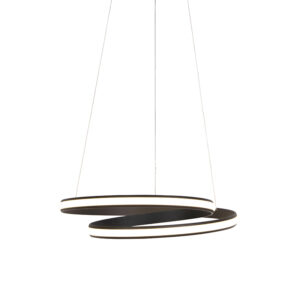 Design lógólámpa fekete 55 cm LED-del - Rowan